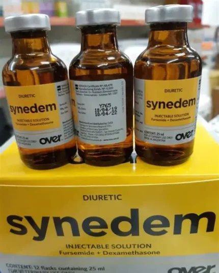 Buy Synedem 25ml Online | Veterinary Diuretic & Anti-Inflammatory Injection | Global Vet Care